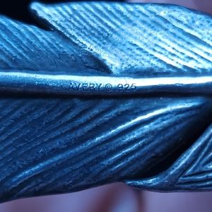 James Avery **Retired** feather cuff bracelet